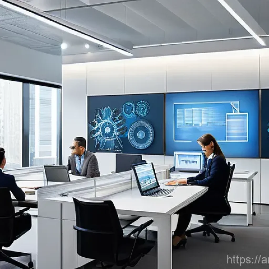 유연한 네트워크 조직 설계 기법 - **Prompt: The Evolution of Work Structures** A sophisticated, artistic conceptual image depictin...